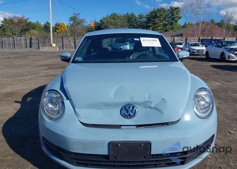 2014 Volkswagen Beetle 2.5L из США, поврежденный, VIN 3VWJP7AT4EM630932